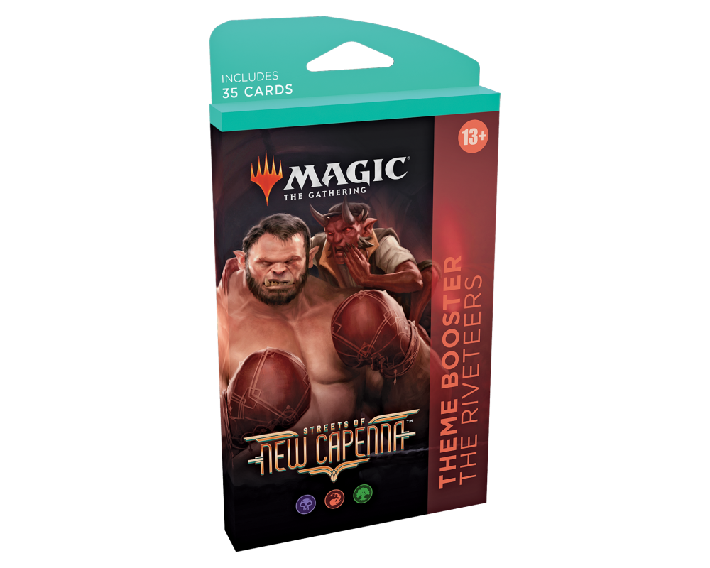 Тематический бустер The Riveteers выпуска Streets of New Capenna (на английском языке) Тематический бустер The Riveteers выпуска Streets of New Capenna (на английском языке)