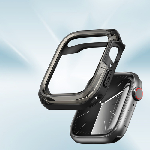 Чехол-бампер тонированный с черными вставками от Dux Ducis для часов Apple Watch 42 мм на модели 10 серии, серия Tamo Series Case