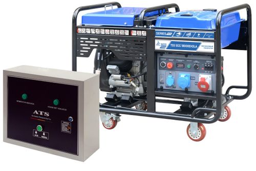 Генератор трехфазный TSS SGG 18000EH3LA - [17 кВт / 32.3 А] привод Loncin, с АВР