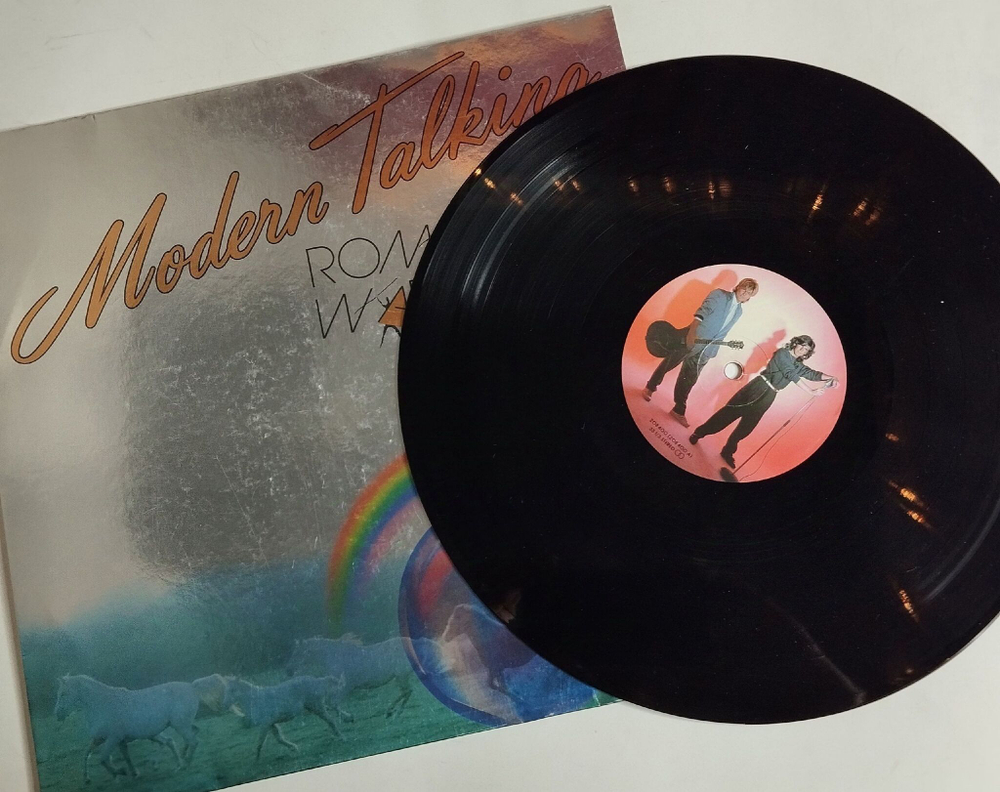 Винтажная виниловая пластинка LP Modern Talking Romantic Warriors The 5th Album (Germany 1987)
