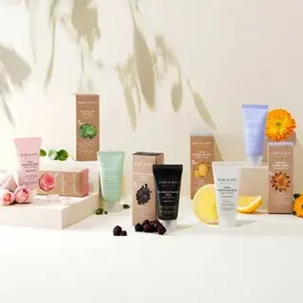 Mary&May Набор из 5 масок для лица + силиконовая кисть Mini Gift Set Vegan Wash Off Mask