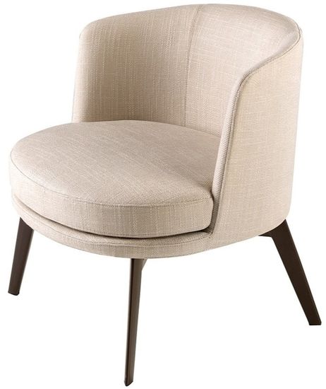 Кресло 5108/A221 из кремовой ткани Испания