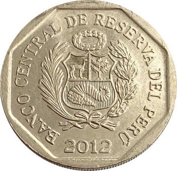 1 соль 2012 Перу «Богатство и гордость Перу: Кунтур-Уаси»