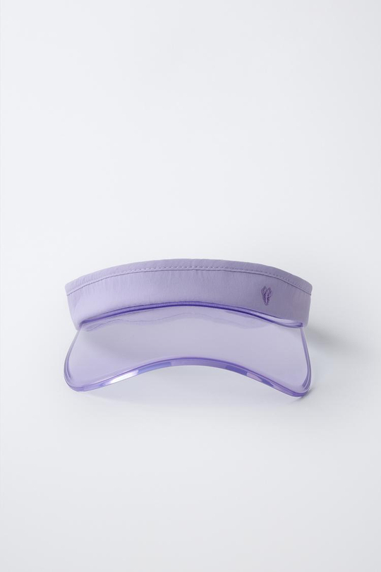 ZARA КЕПКА С КОЗЫРЬКОМ, СИРЕНЕВЫЙ