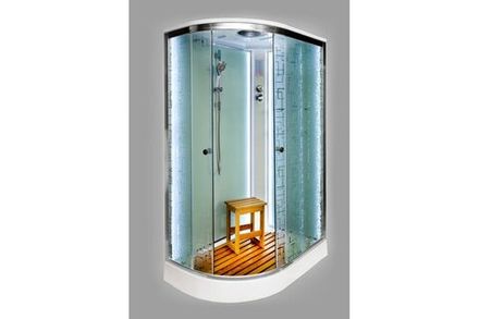 Асимметричные правые душевые кабины