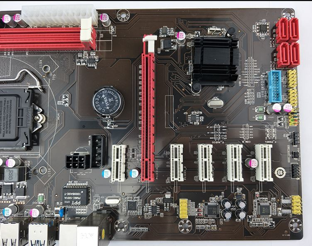 Материнская плата Intel h81 + 6 risers