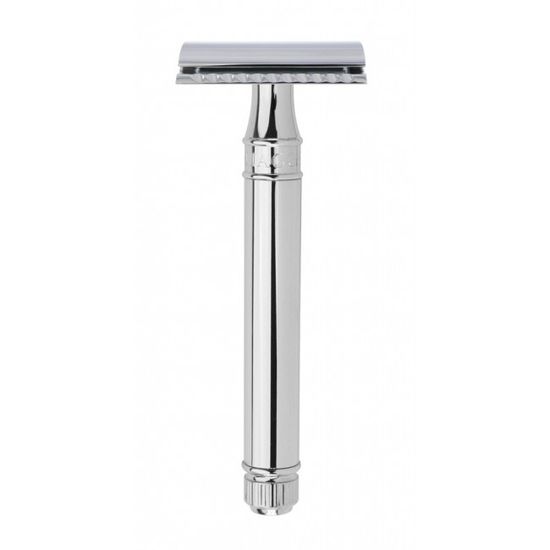 Т-образная бритва (станок) Edwin Jagger DEL8914BL, хром