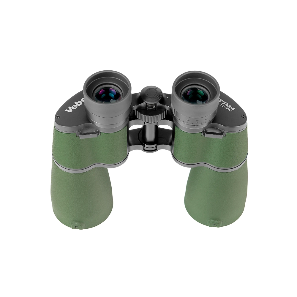 Бинокль Veber TITAN 12x50WP вид сверху на окуляры