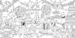 Rhapsody in The Forest. Coloring Book