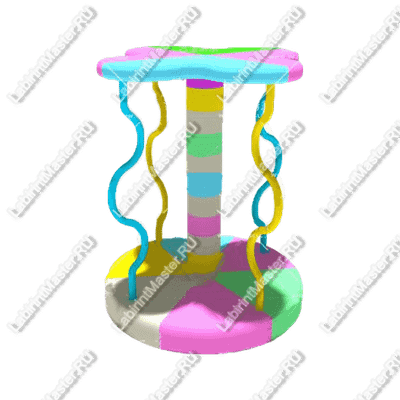 Электрическая карусель детская 4KIDS «Сказочное воображение»