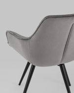 Стул вращающийся Сеул велюр темно-серый