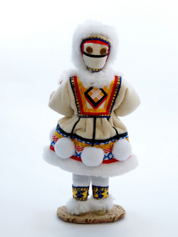 Кукла коллекционная девочка в костюме Народов Севера.