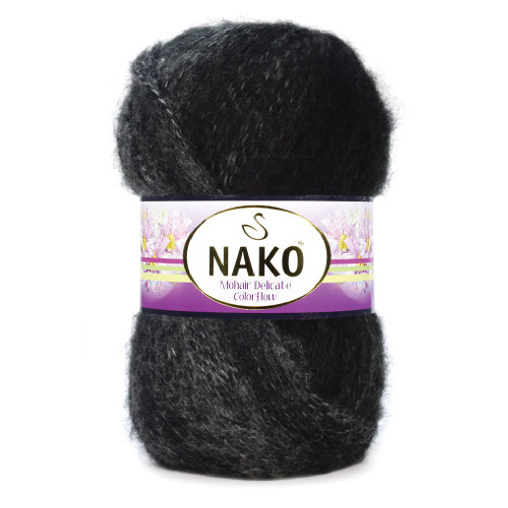 Пряжа Mohair Delicate Color Flow, 100г, 500м, 85%акрил, 10%шерсть, 5%мохер (цена за 1шт)