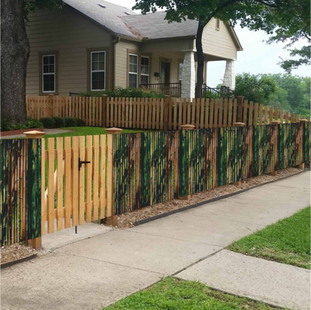 Фотосетка 400х80 для забора