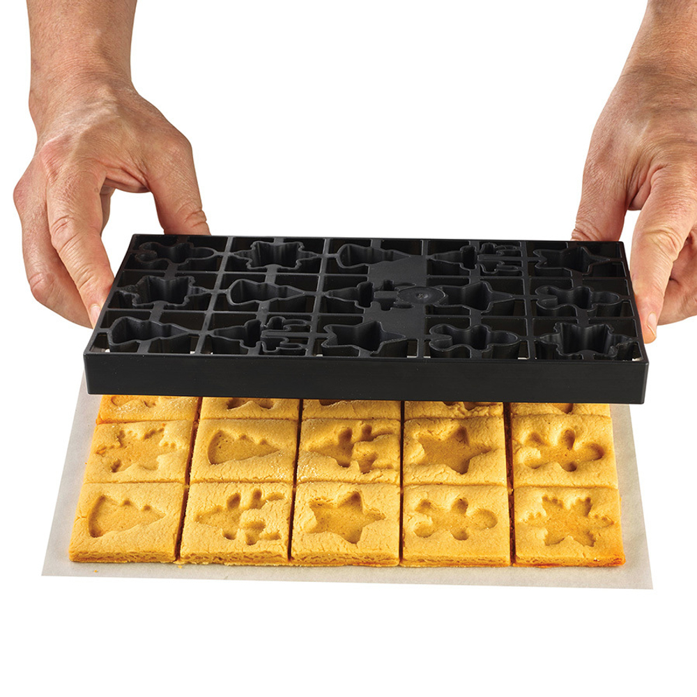 Форма для приготовления печенья winter holiday, 24 х 15 х 2 см