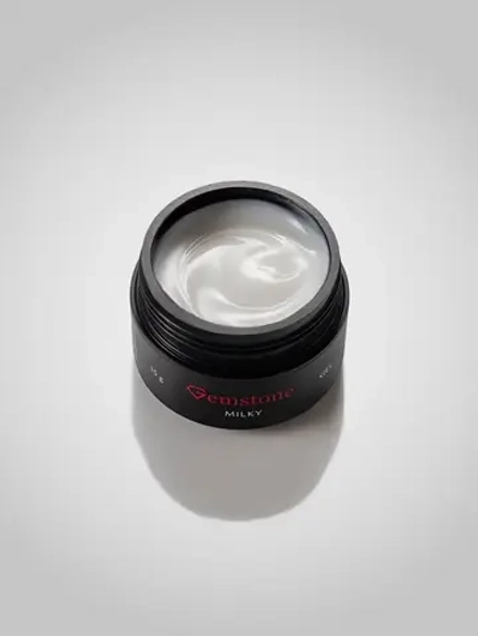 Gemstone Гель моделирующий Hema free, 15 мл Milky молочный