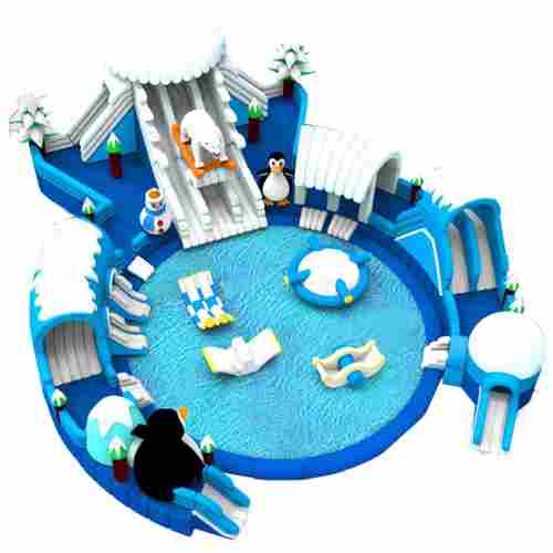 Наземный надувной аквапарк «Морское царство 2» 23*23*6 м