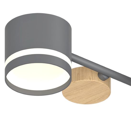 68730-0.3-08 GX53 GREY+WOOD светильник потолочный