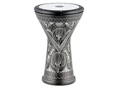 HE-3218 Барабан дарбука 10" х 18 1/4" басовый, алюминий, гравировка, черный , Meinl
