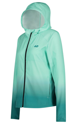 Женская Кофта теннисная Australian Open Accelerate Jacket - court ombre