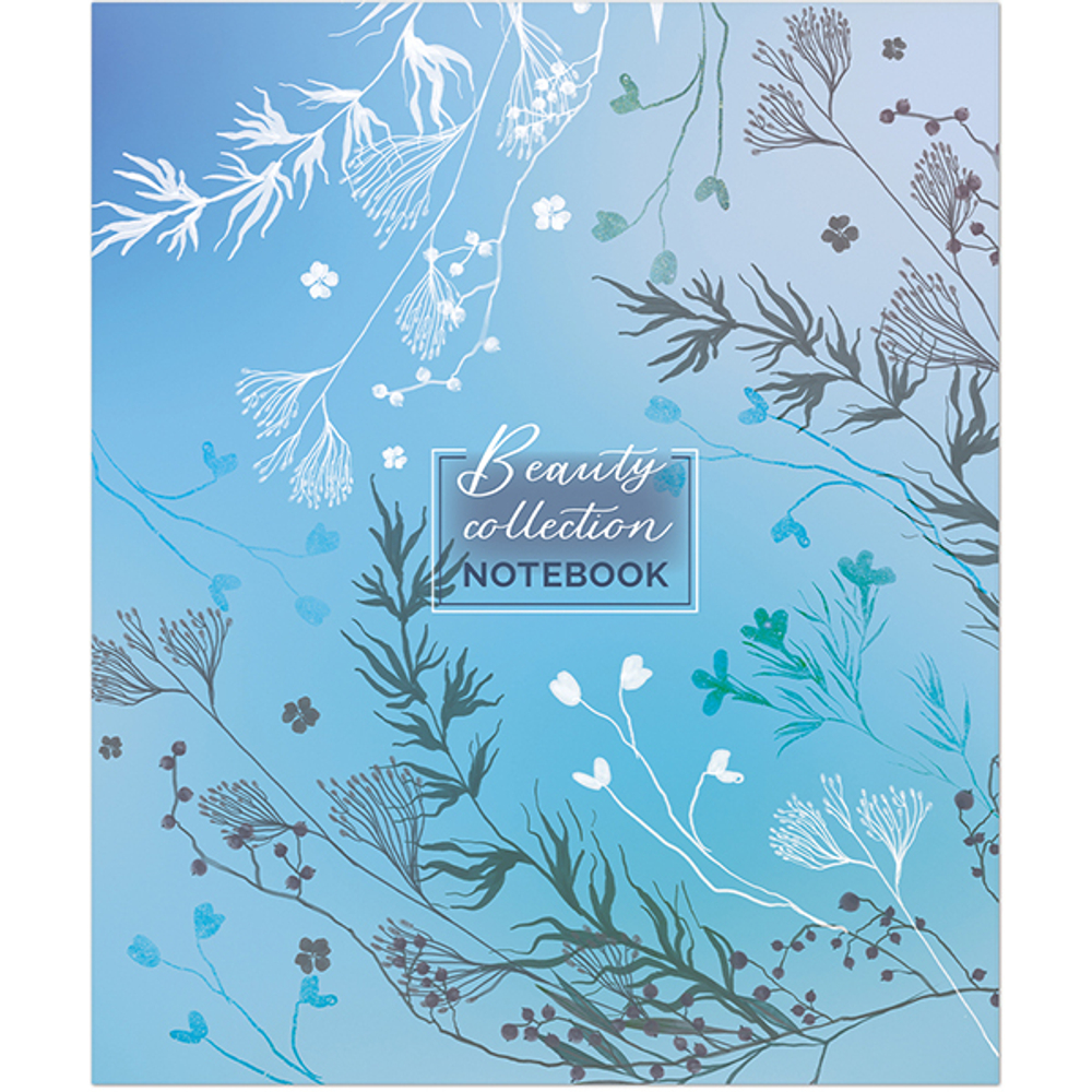 НОВИНКА! Тетрадь общая 48 листов на скрепке "Нежные паттерны"