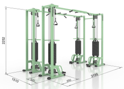 IK19 Кроссовер сдвоенный Черный