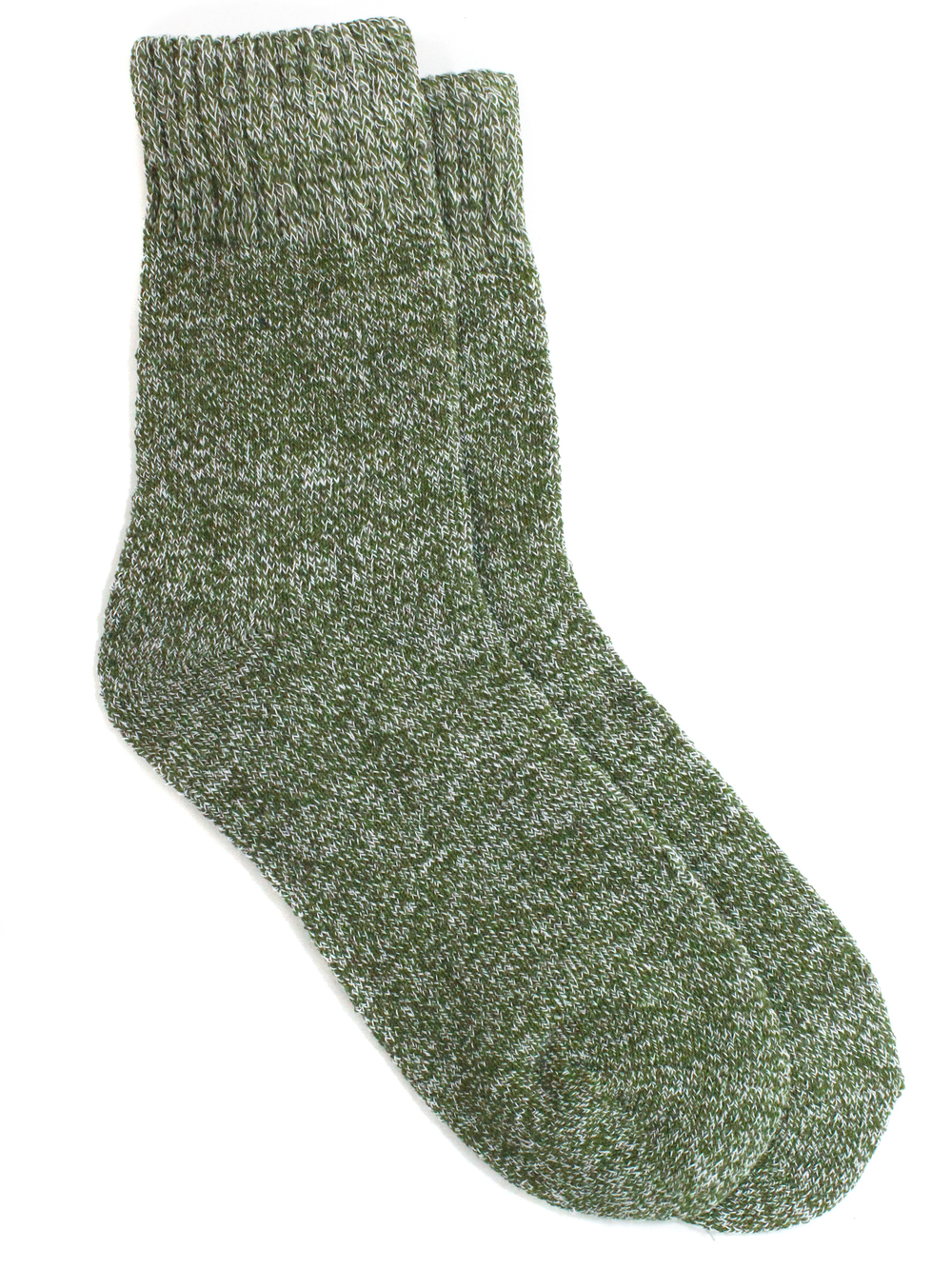 Носки р.40-45 "Крапушки" Утепленные Зеленые