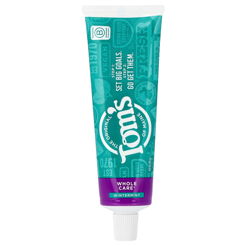 Tom's of Maine, Whole Care®, натуральная зубная паста против кариеса с фторидом, зимняя мята, 113 г (4 унции)