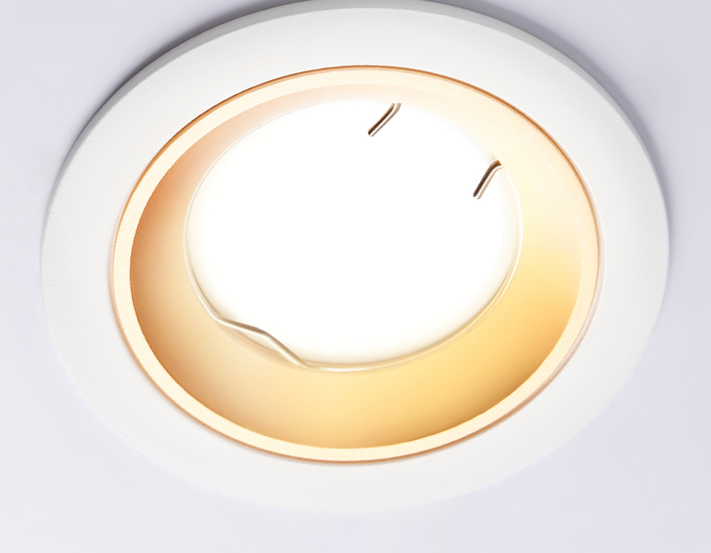 Встраиваемый точечный светильник MR16 A8922 WH/GD белый/золото MR16 GU5.3 D92*24