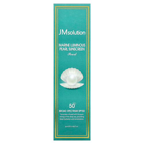 JM Solution, Солнцезащитное средство с морским перламутром, SPF 50, 50 мл (1,69 жидк. Унции)
