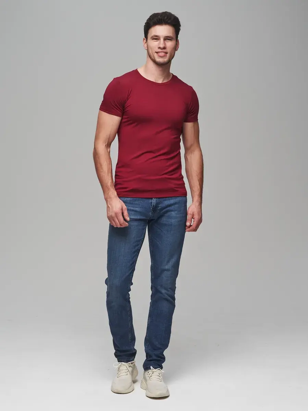 Футболка спортивная однотонная