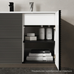 Тумба подвесная IDDIS Bild, 100 см, темно-серый, BIL10G0i95