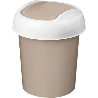 Контейнер для мусора Palm круглый 1л (бежевый) (комплект 30 шт)