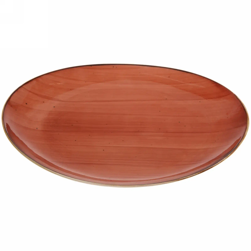 Тарелка керамическая «Corsica orange» 31*21*3,5см