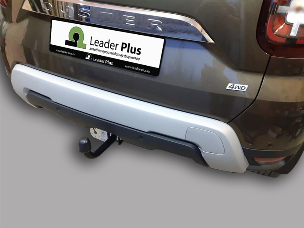 Фаркоп(прицепное) Лидер-Плюс для RENAULT DUSTER, NISSAN TERRANO (паспорт и сертификат в комплекте)(без электрики)R115-A