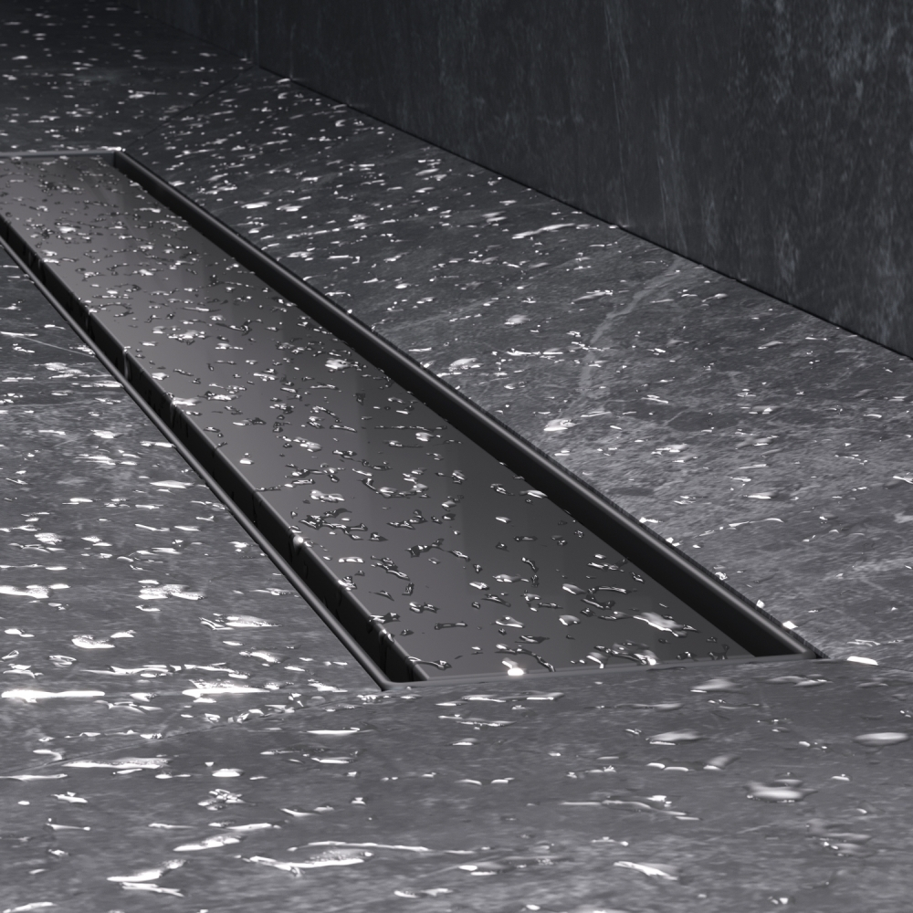 Трап для душа линейный, универсальный затвор Tile, 70 см AM.PM MasterFlow W01SC-U11-070-04BM