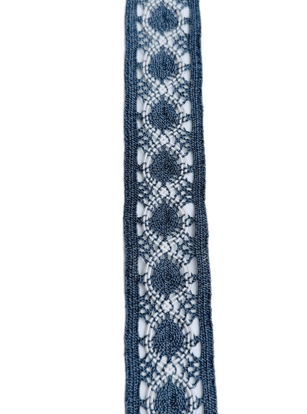 Кружево хлопковое в джинсовом стиле ш-5 см. Испания