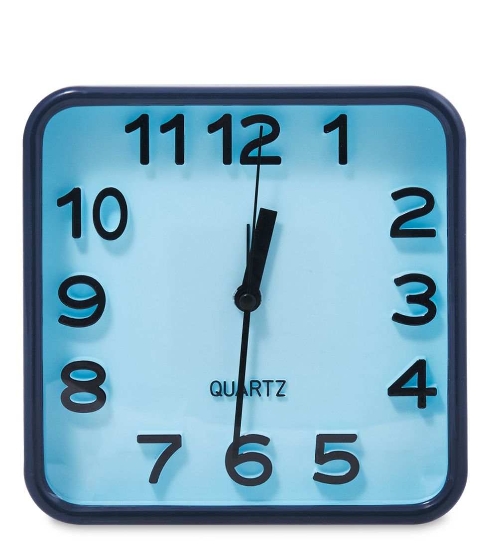 CL-60/3 Часы «Квадрат» голубой