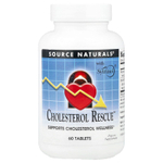 Source Naturals, Cholesterol Rescue™, добавка для поддержки уровня холестерина, 60 таблеток