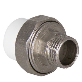 Муфта разъемная с наружной резьбой (американка) TEBO TR-TB 25 x 1/2* O-ring