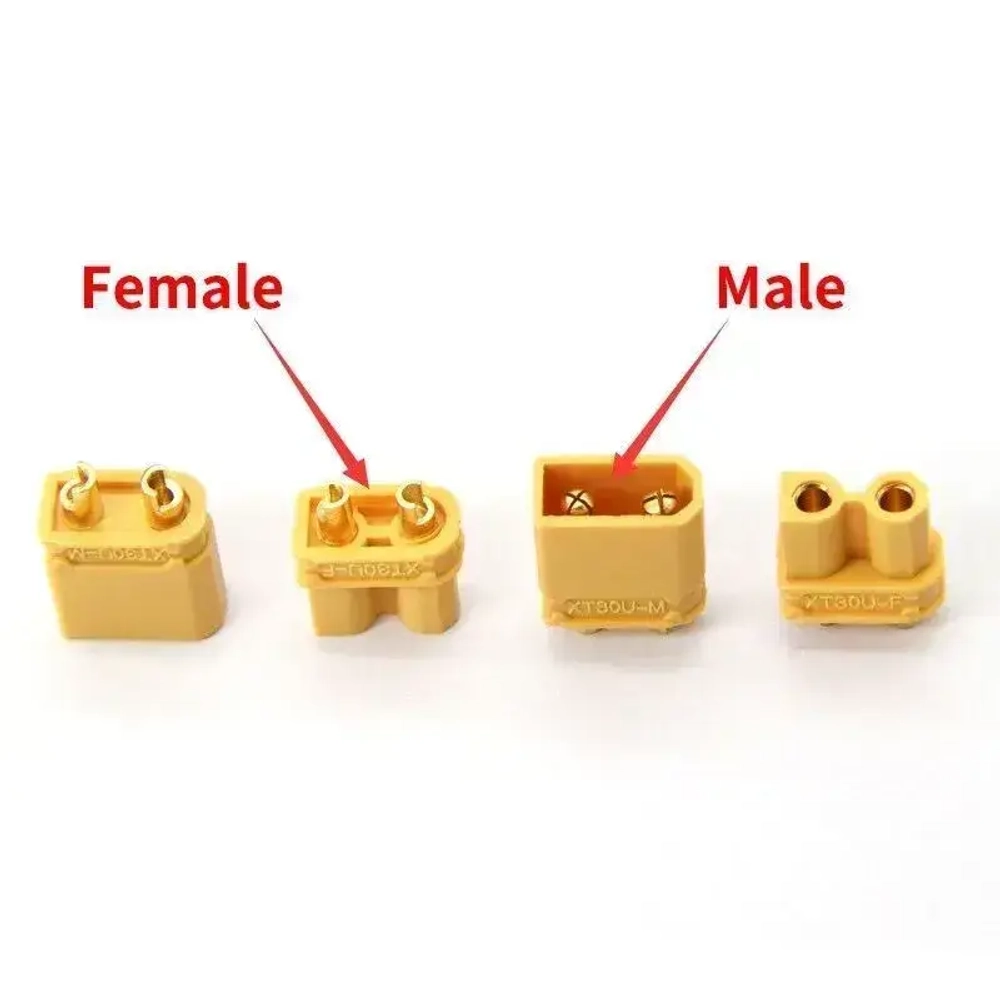 Разъем ХТ-30 10 шт. Комплект из пары двух-контактных разъемов Xt 30 (мама + папа; 5 пар, 10 шт.)