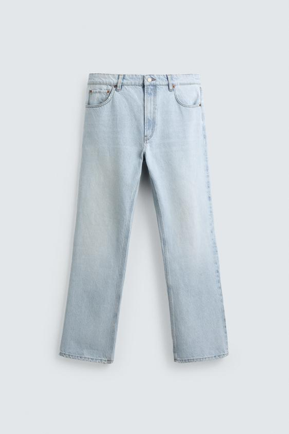 ZARA ДЖИНСЫ FLARE FIT, ГОЛУБОЙ