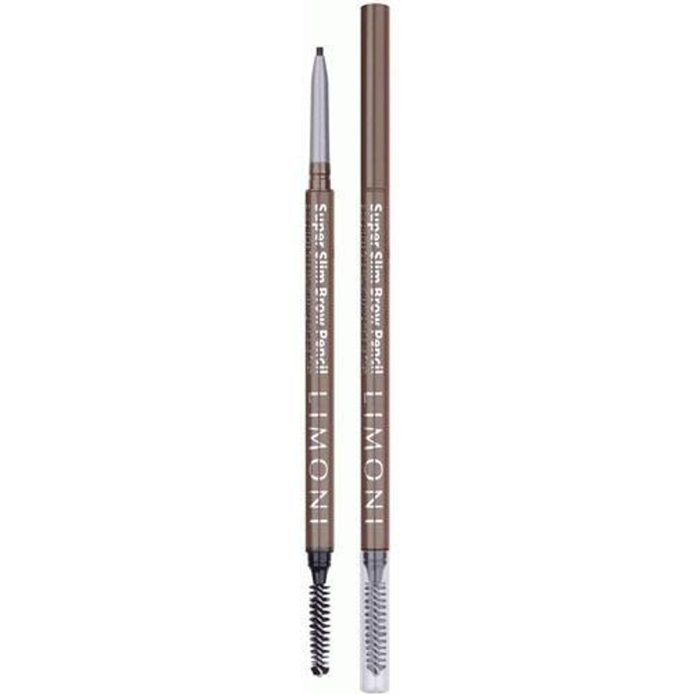 Limoni Карандаш для бровей Super Slim Brow Pencil, тон №02