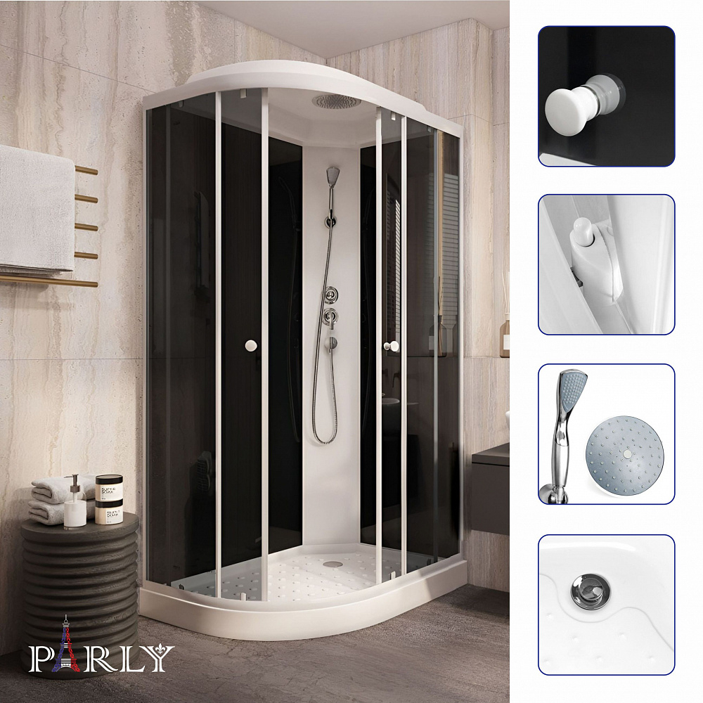 Душевая кабина PARLY EC1231R (120х80х210)