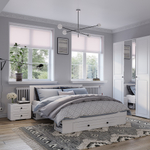 Тумба прикроватная Софт ТБ-12 белый/эмаль белая F26