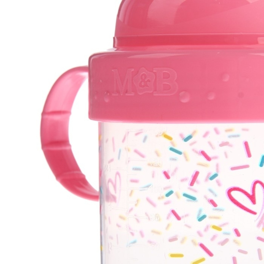 Детский поильник с твёрдым носиком «Самая сладкая», с ручками, 150 мл, от 5 мес., цвет розов 3725818