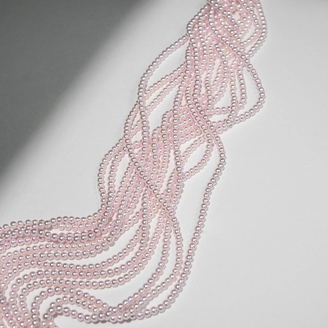 Хрустальный жемчуг, оттенок "Baby pink", шар 3,1мм