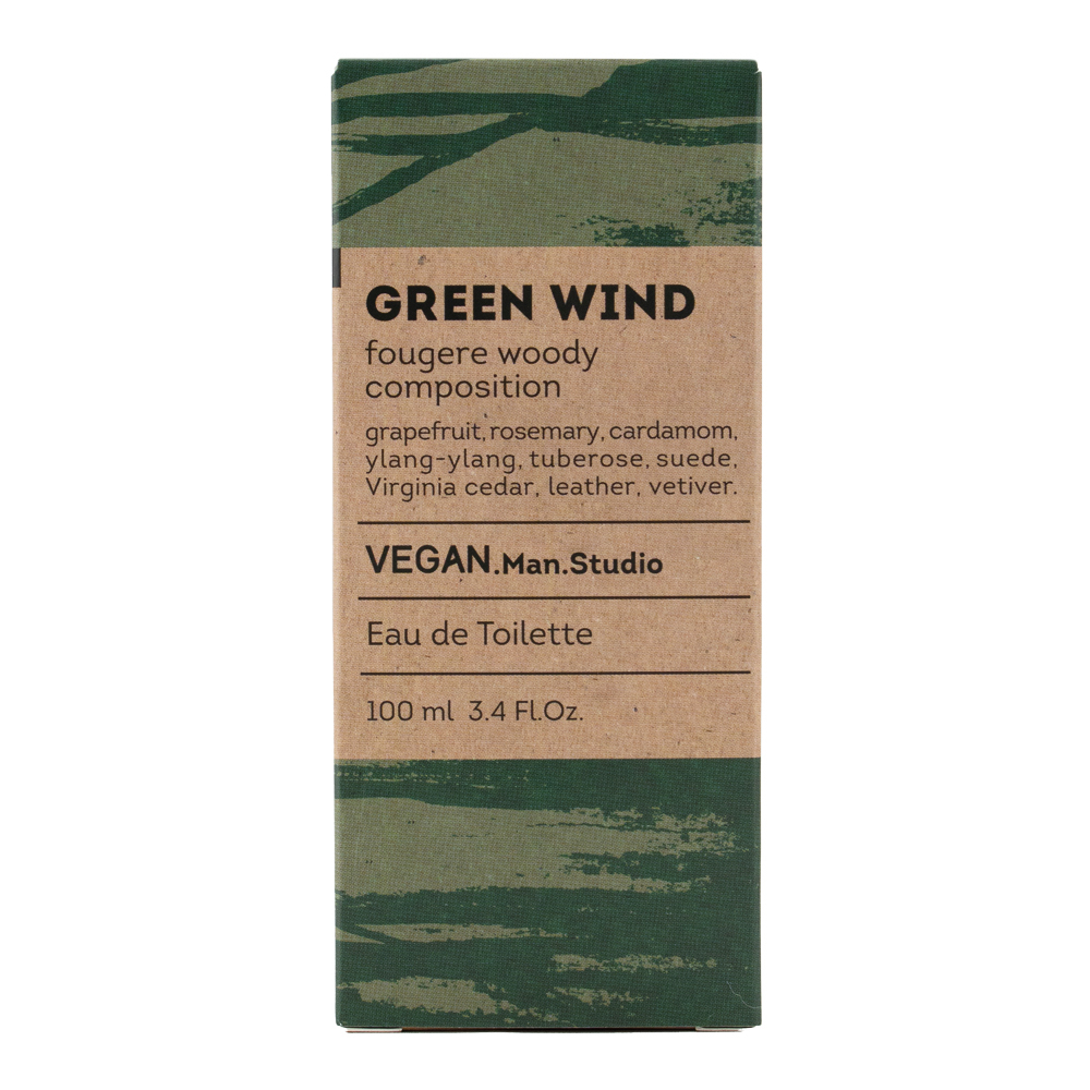 Вода туалетная Vegan Man Studio Green Wind (Веган Мэн Студио Грин Винд) - 100ml for men