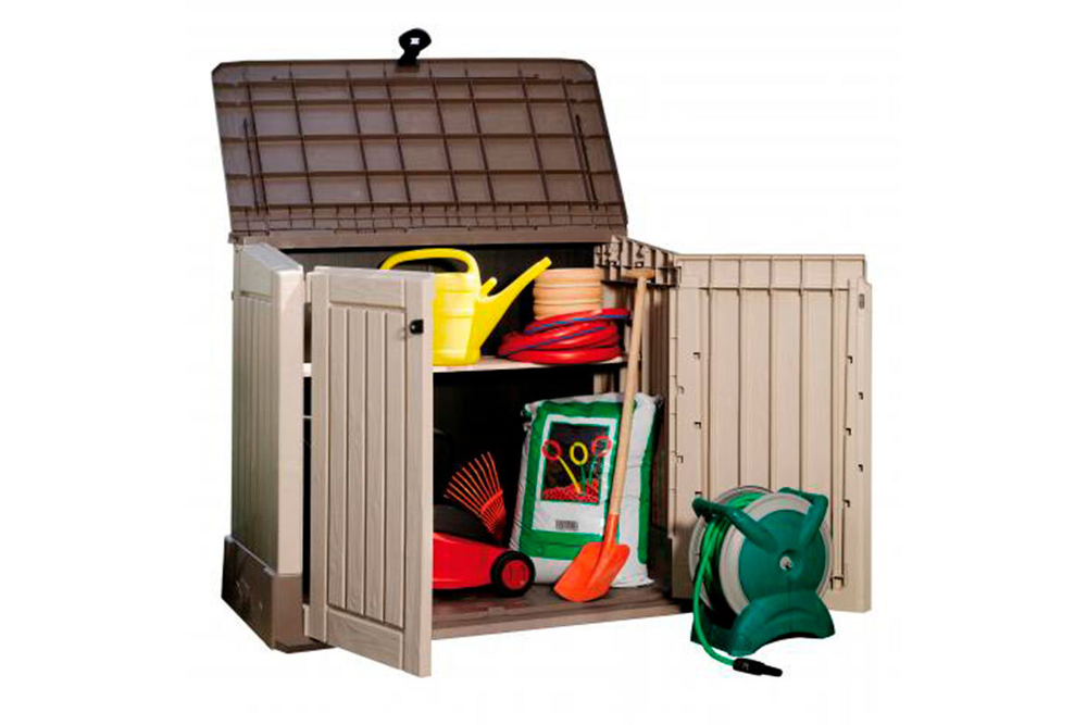 Ящик Store it out Midi (Woodland 30), 845 л, бежево-коричневый