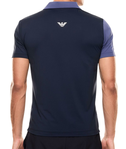 Теннисное поло EA7 Tennis Pro - armani blue